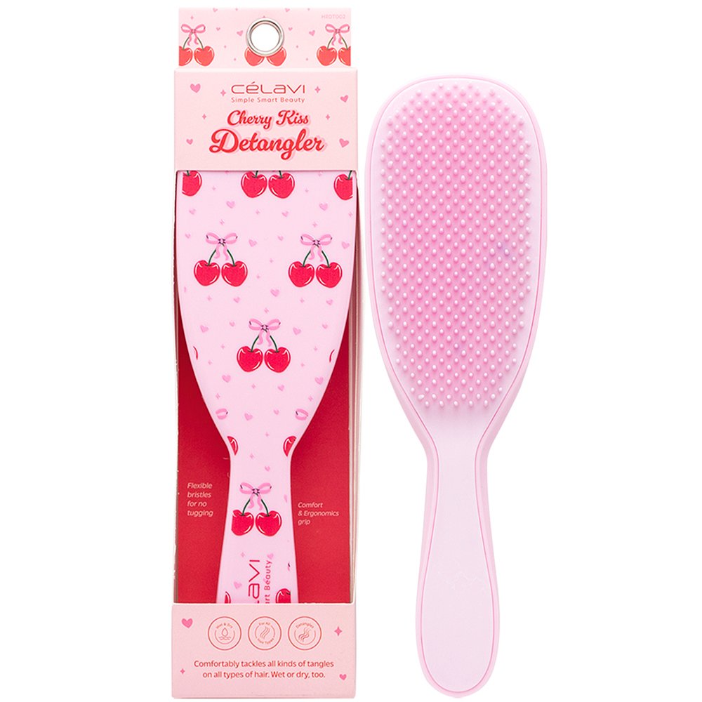 Cepillo desenrredante Cherry Kiss Detangler Celavi