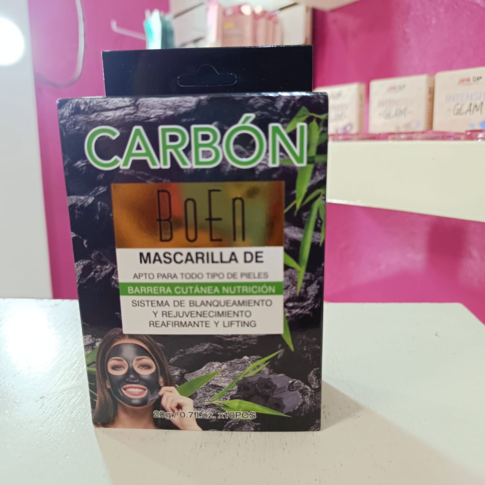 Mascarilla Pell Off Carbon BOEN