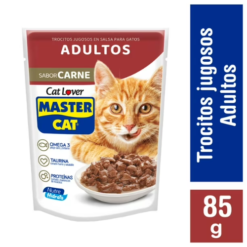 SOBRE MASTER CAT CARNE 85GR