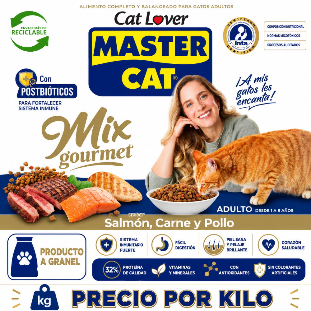 MASTER CAT MIX GRANEL