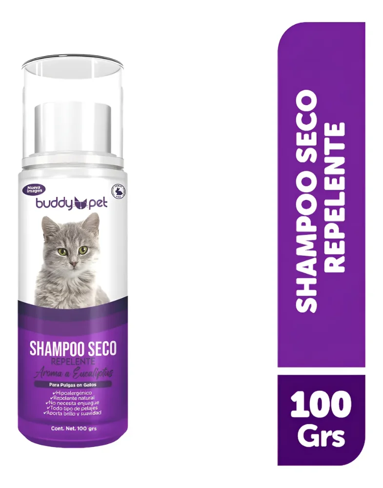 SHAMPOO EN SECO BUDDY PET GATO