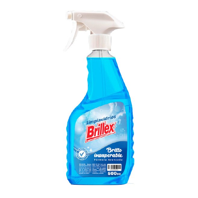 limpia vidrios 500cc brillex