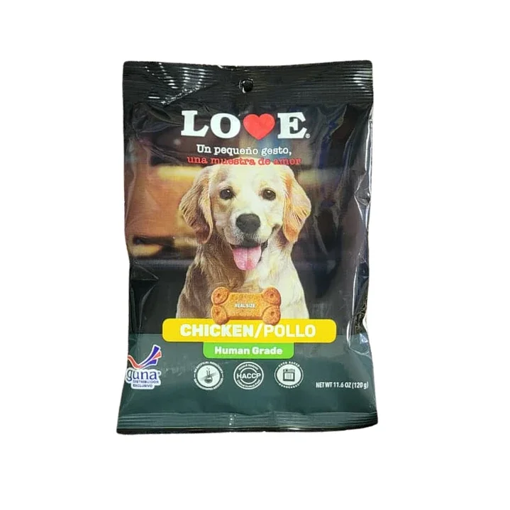 GALLETA LOVE POLLO 120GRS