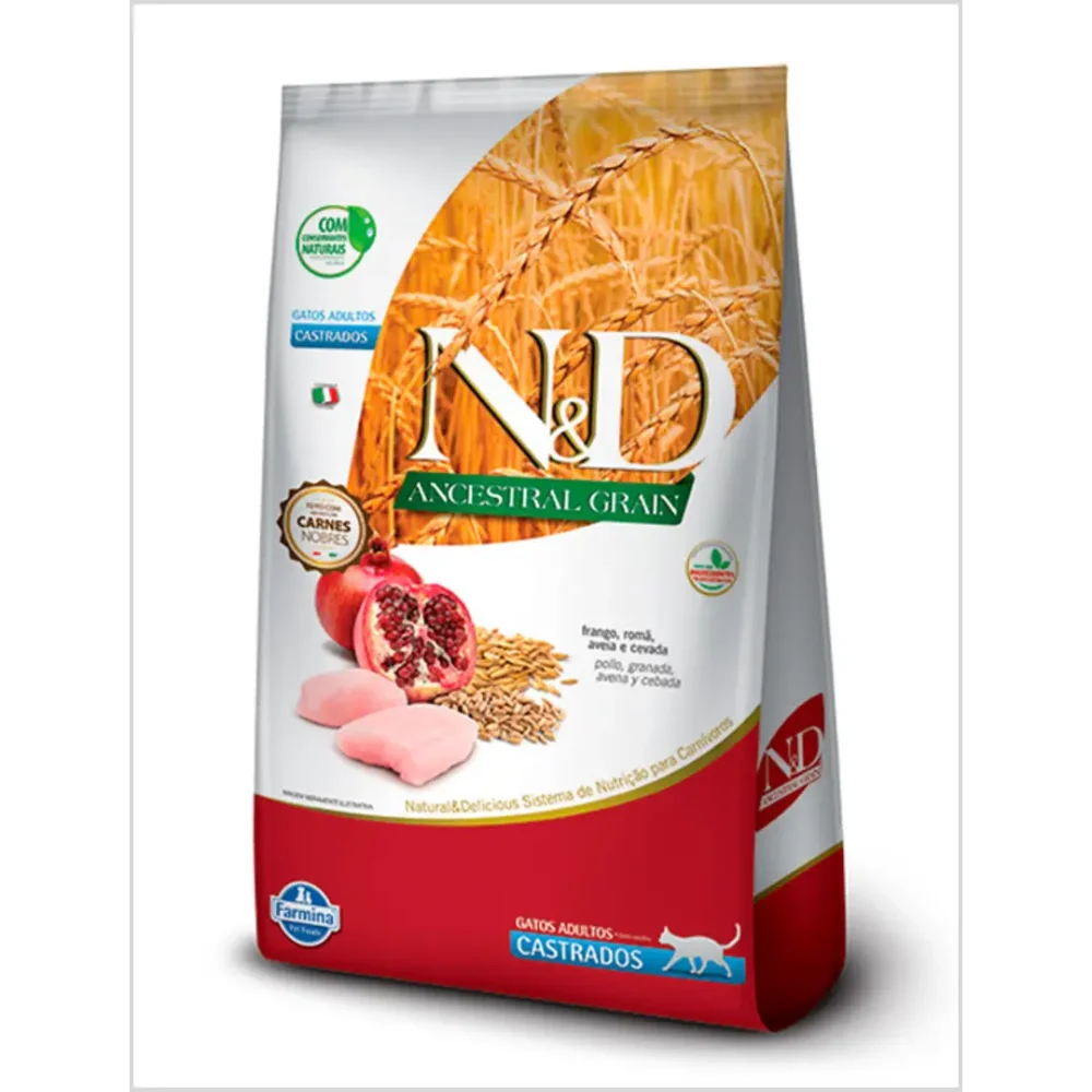 N&D PUMPKIN CAT FRANGO 7.5KG CASTRADO
