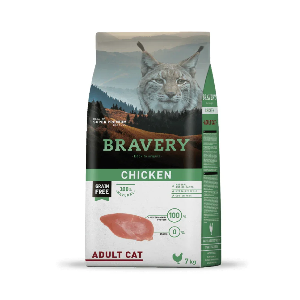 BRAVERY CAT 7KG POLLO