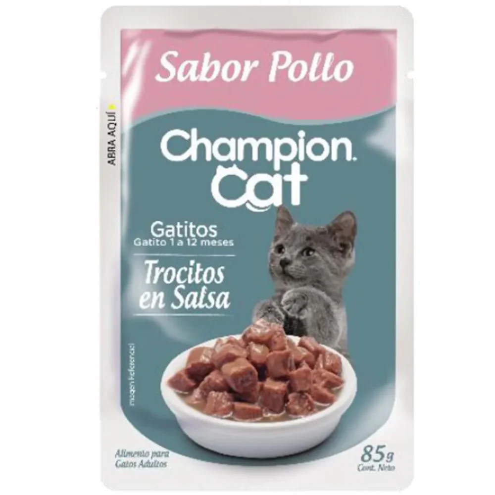 SOBRE CAJA CHAMPION CAT GATITO 12UND