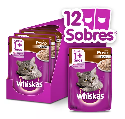 CAJA SOBRE WISKAS PAVO 12und
