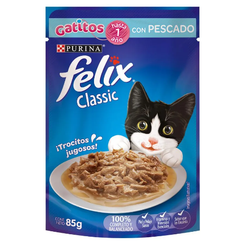 SOBRE FELIX PESCADO GATITOS