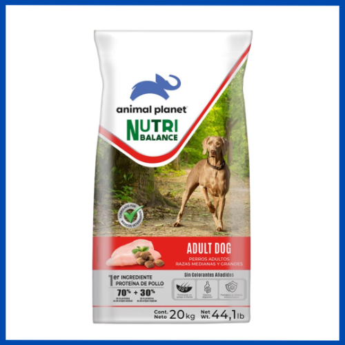ANIMAL PLANET ADULTO 20KG MEDIANO