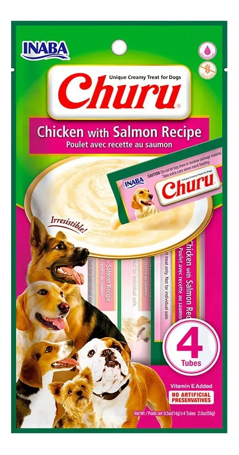 CHURU SOBRE PERRO SALMON 4TUBOS