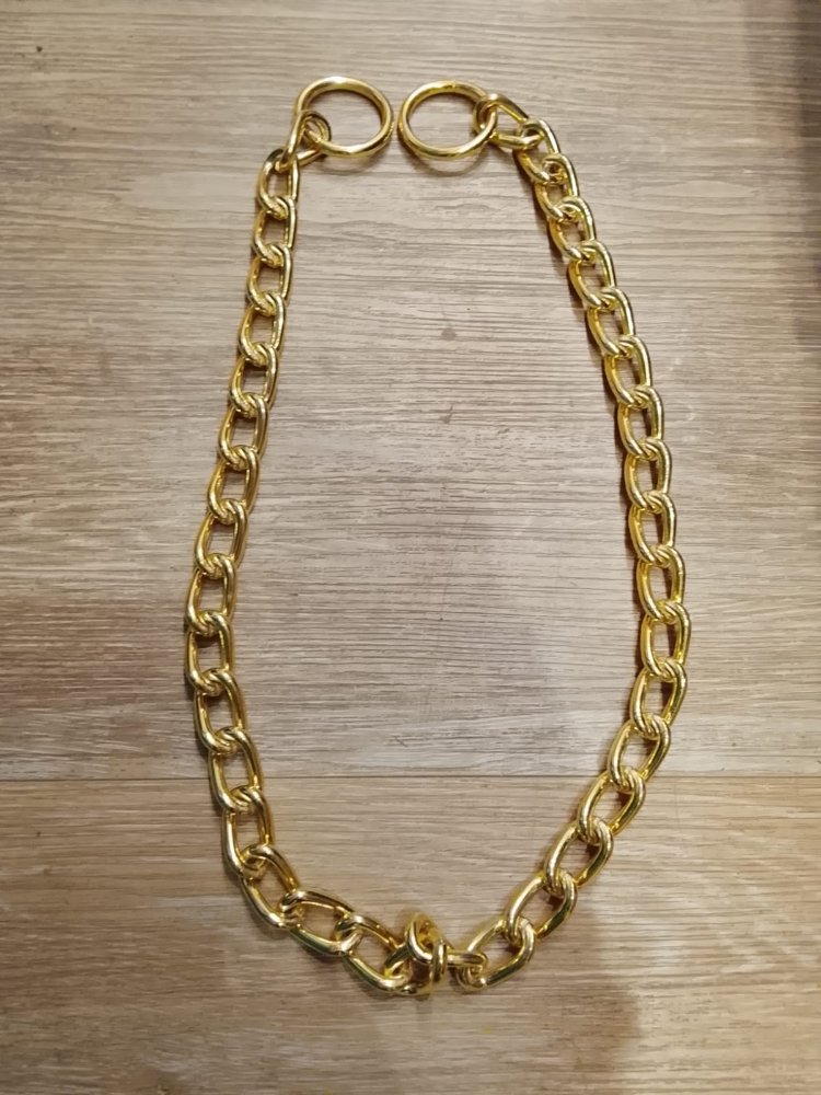COLLAR AHORQUE DORADO GRANDE