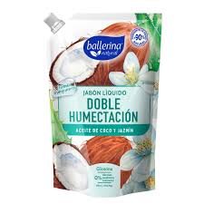 JABON BALLERINA  ACEITE DE COCO Y JASMIN 750ML