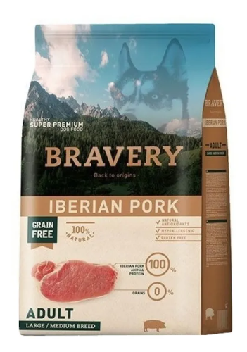 BRAVERY DOG 2KG IBERIAN PORK