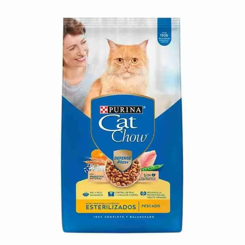 CAT CHOW ESTERELIZADO 8KG
