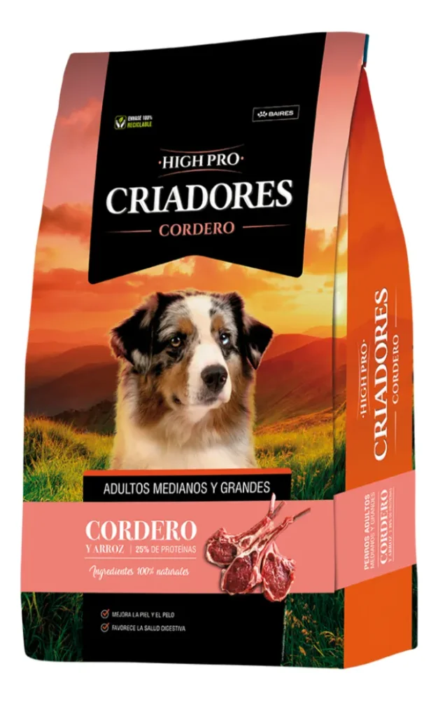 CRIADORES HI PRO ADULTO 20+3kg CORDERO