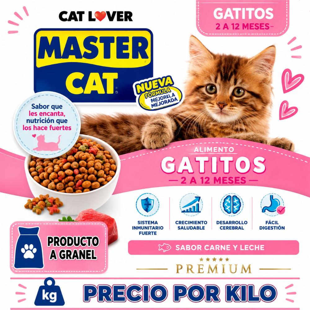 MASTER CAT GATITO GRANEL