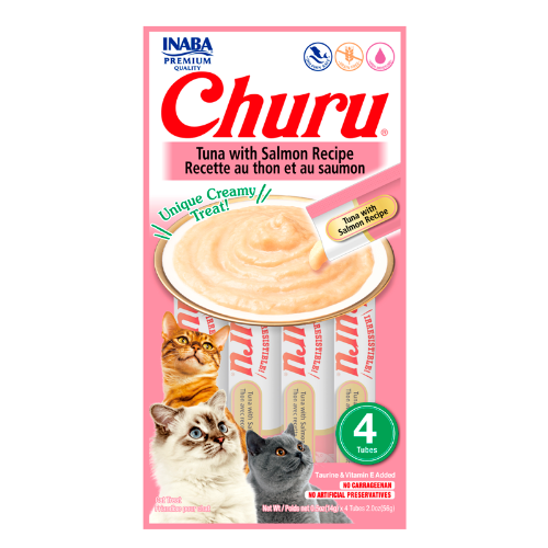 CHURU CAT TUNA-SALMON (4 TUBOS)