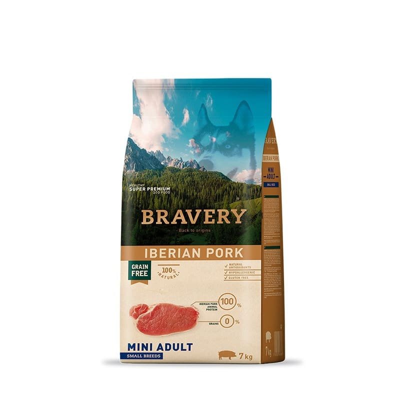 BRAVERY DOG 7KG IBERIAN MINI