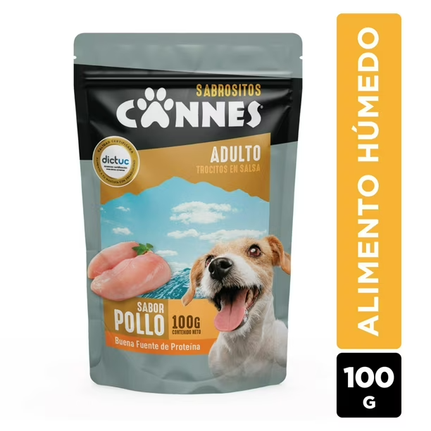 cannes sobre 100grs pollo