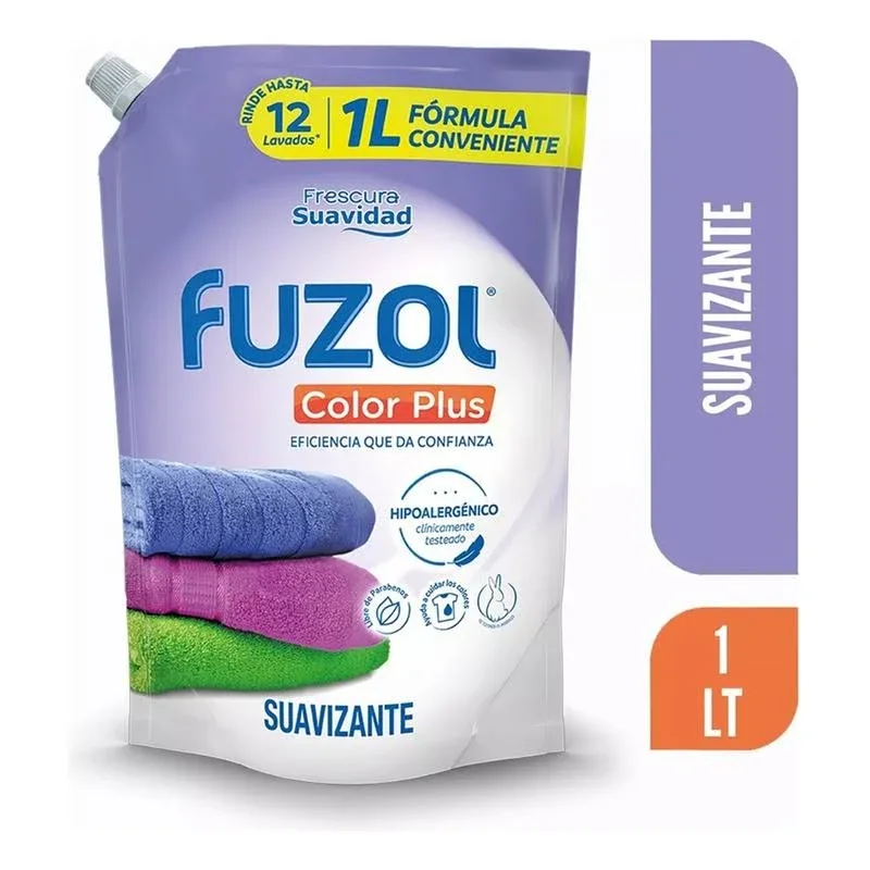 SUAVIZANTE FUZOL 1L COLOR PLUS