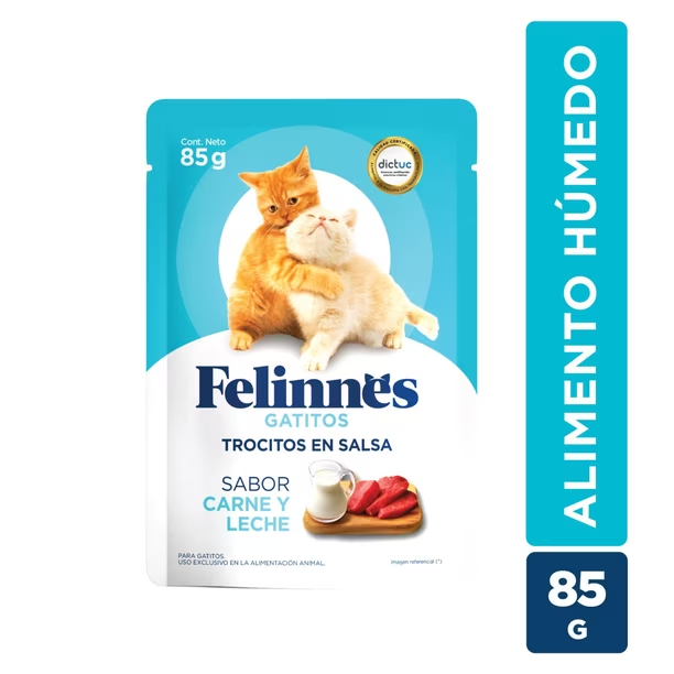 felinnes carne y leche 100grs