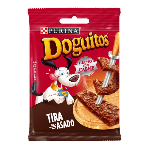 DOGUITOS TIRA DE CARNE UND 65GRS
