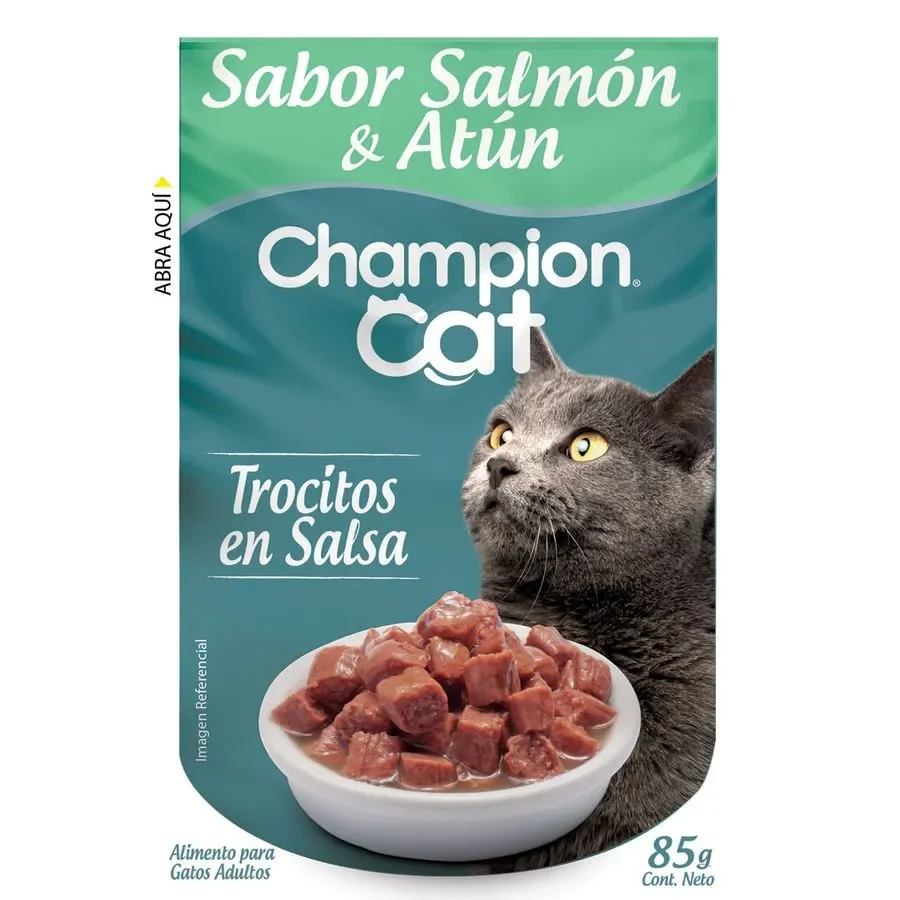 SOBRE CHAMPION CAT SALMON ATUN 100GRS