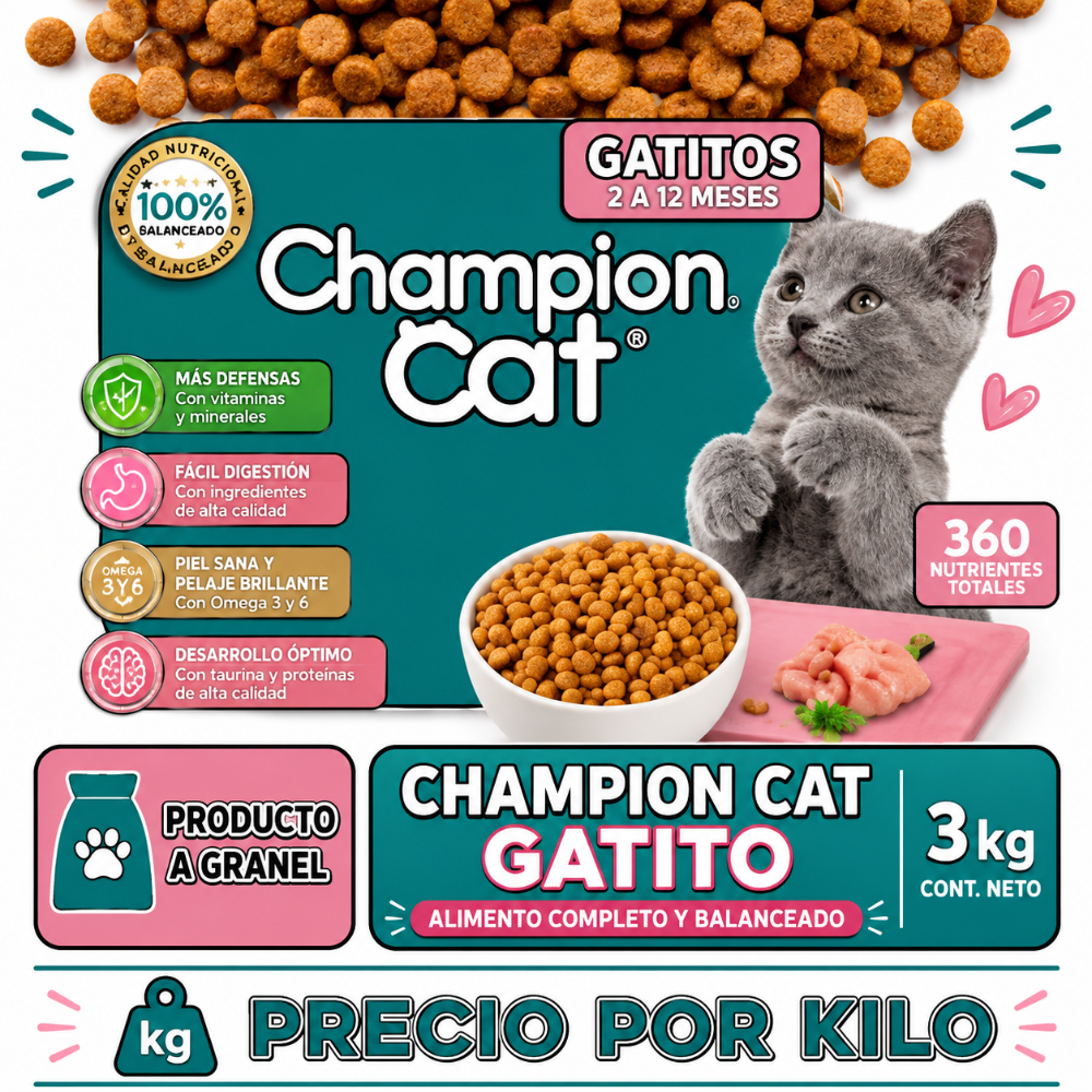 CHAMPION CAT GATITO GRANEL
