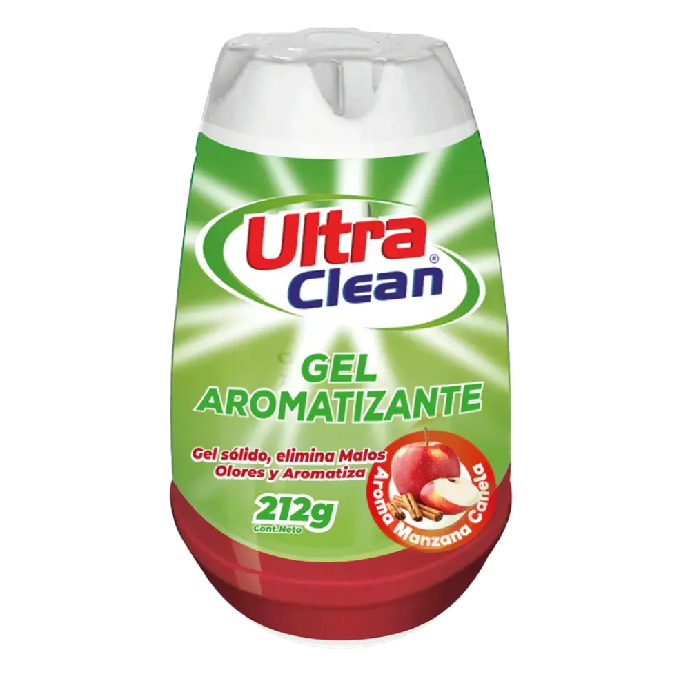 GEL AROMATIZANTE 212G ULTRA CLEAN MANZANA