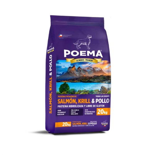 POEMA PATAGONICO 20KG SALMON Y KRILL