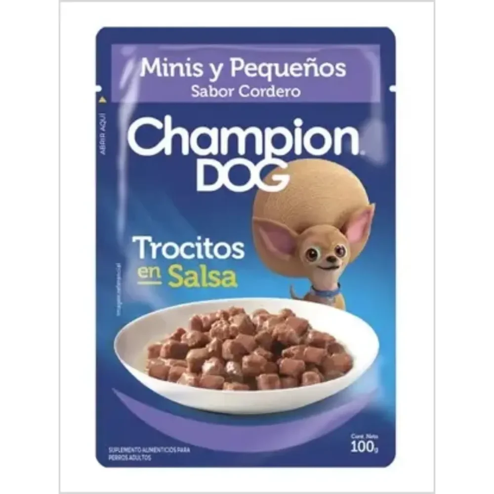 SOBRE CHAMPION DOG RAZA PEQUEÑA 100GRS