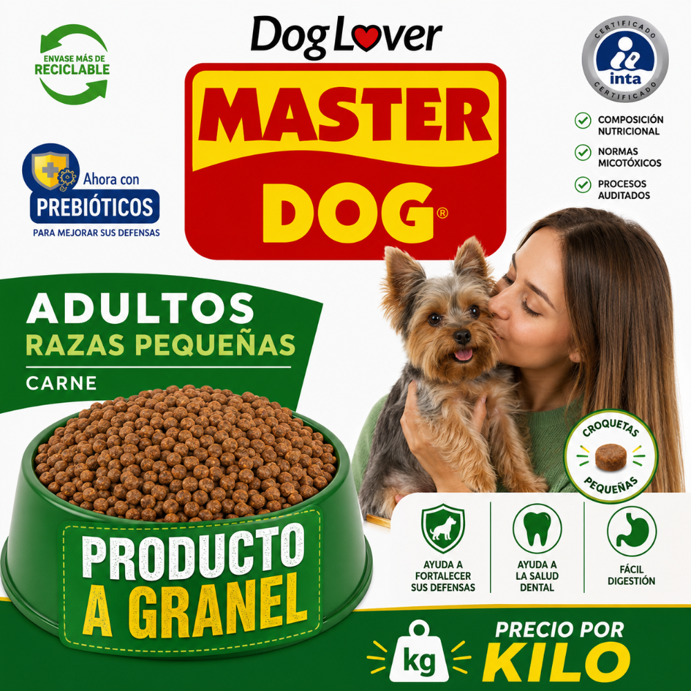 MASTER DOG RAZA PEQUEÑA GRANEL