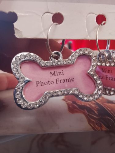 PLACA CON FOTO Y BRILLANTES