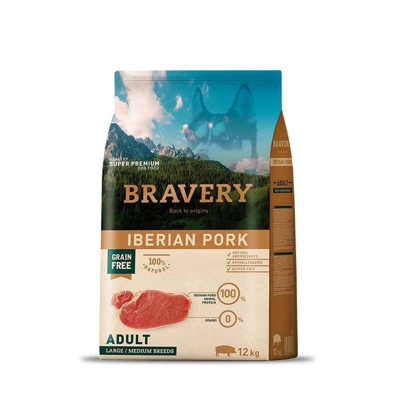 BRAVERY DOG 12KG IBERIAN ligth ADULTO