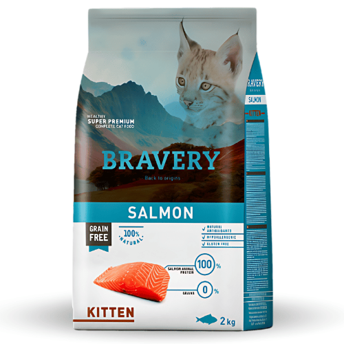 BRAVERY CAT 2KG KITTEN SALMON