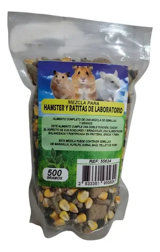 MIX SEMILLAS  PARA HAMSTER Y RATITAS 500GRS