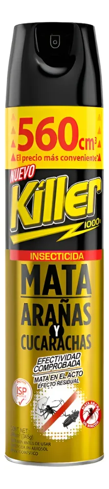 INSECTICIDA KILLER 560 ARAÑAS Y CUCARACHAS