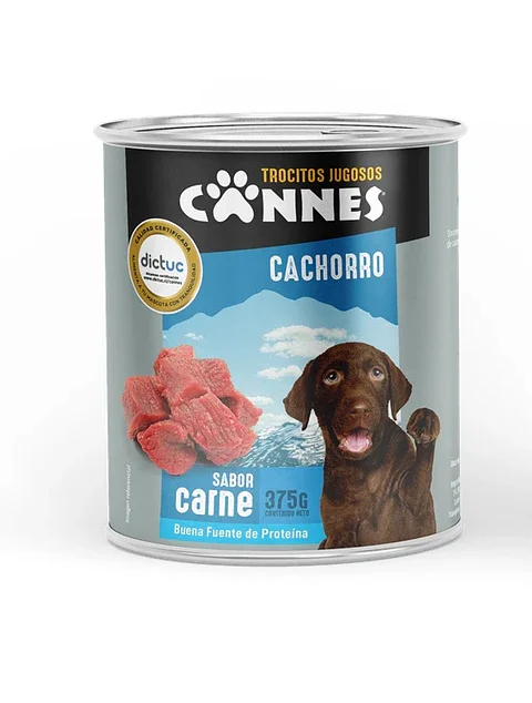LATA CANNES CACHORRO 375GR X12