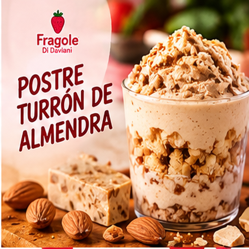 Postre Turrón de Almendra