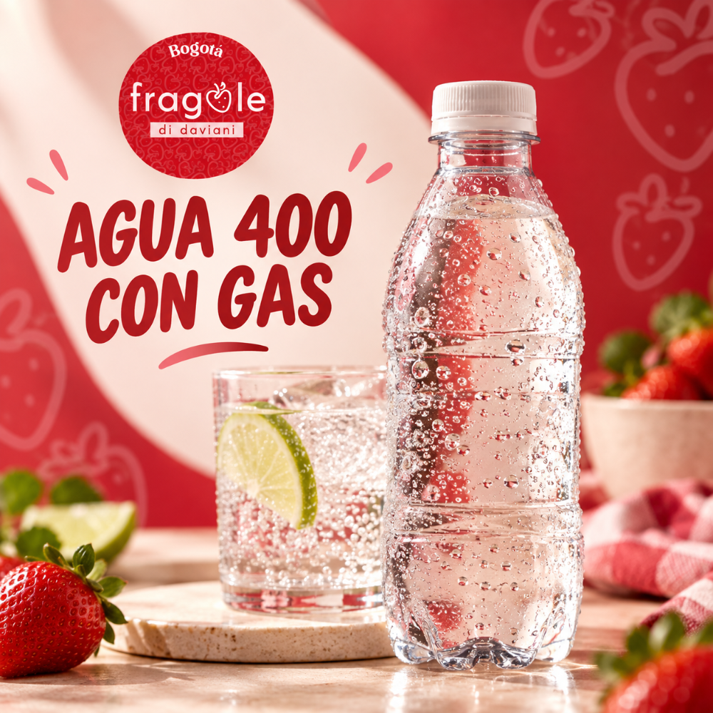Agua 600 con Gas