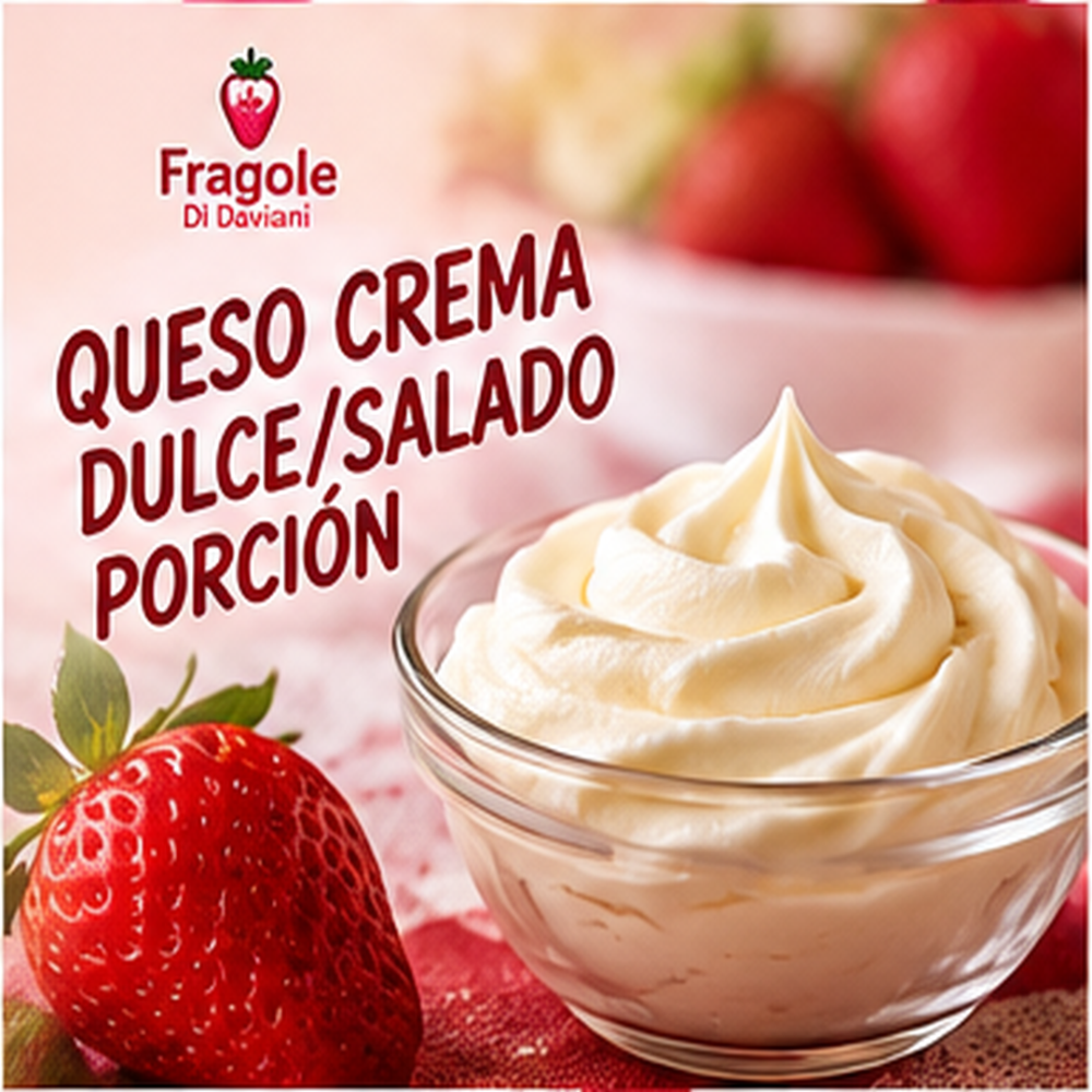 Queso Crema Dulce/Salado Porción