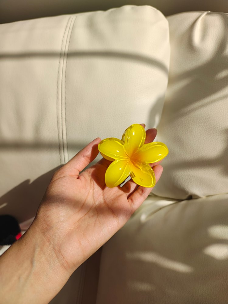 Gancho de Flores Amarillo