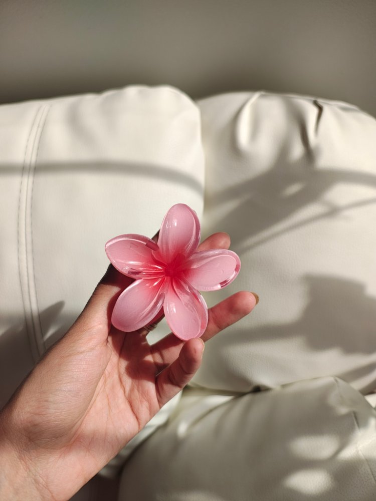 Gancho de Flores Rosado