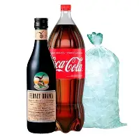 FERNET 75 + coca 3 l + hielo