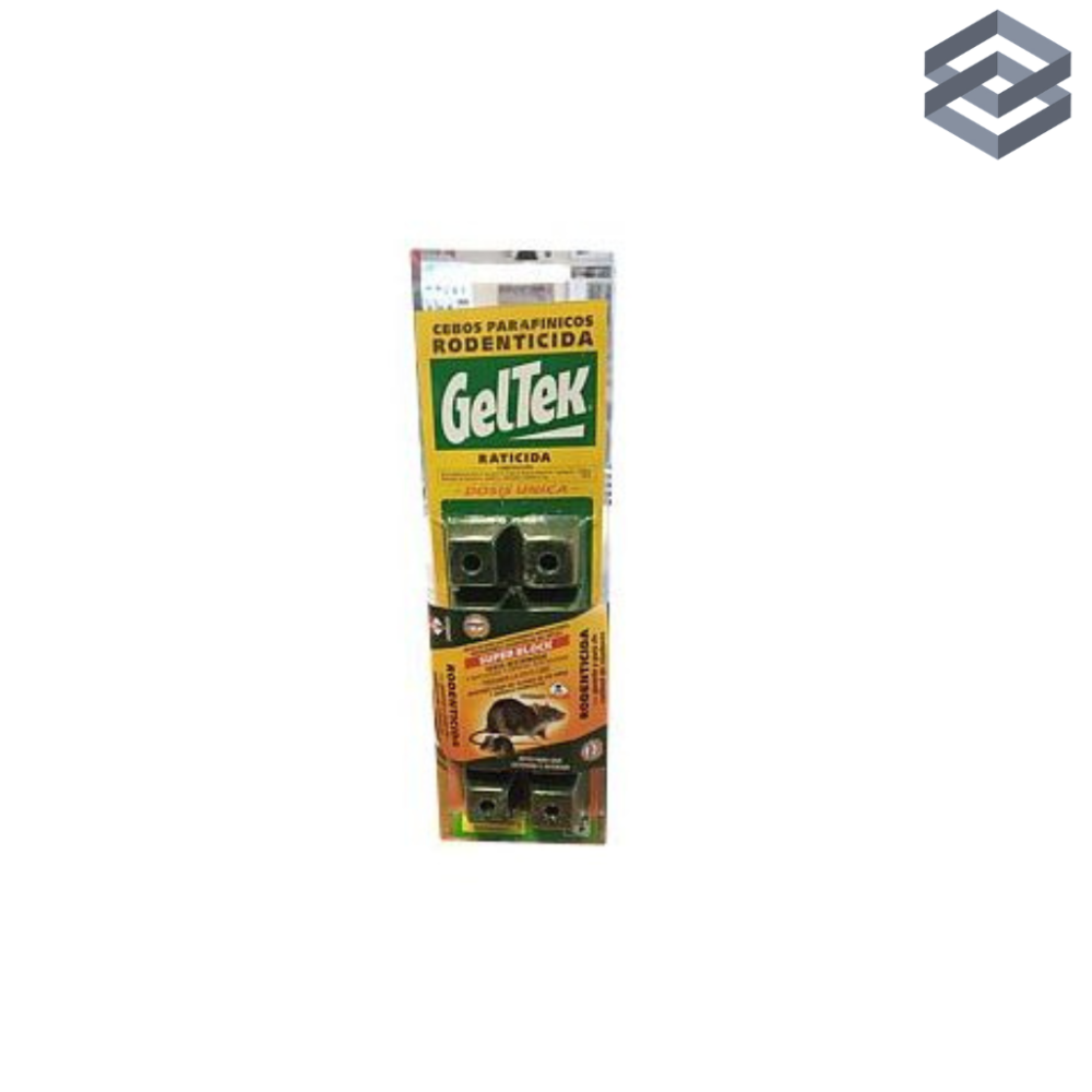 8215 RATICIDA GELTEK BLOQUES x 100 gr.