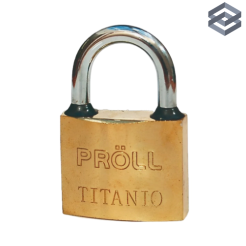 6261 candado titanio d/traba 40mm