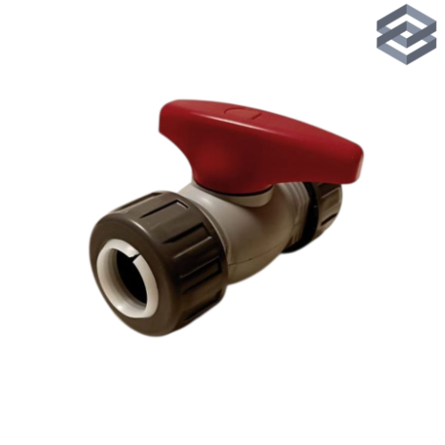 1321 valvula 1/2" union doble c/traba mec.