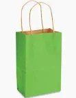 BOLSA  REGALO VERDE LIMON KRAFT