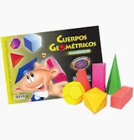 ALBUM DE CUERPOS GEOMETRICOS 5 PIEZAS