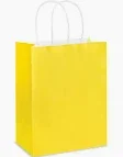 BOLSA REGALO KRAFT AMARILLAA